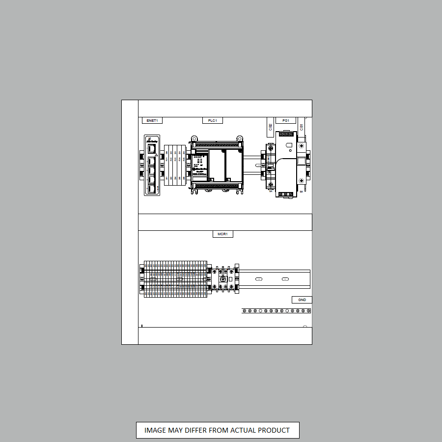 Micro820 PLC Control Panel Layout