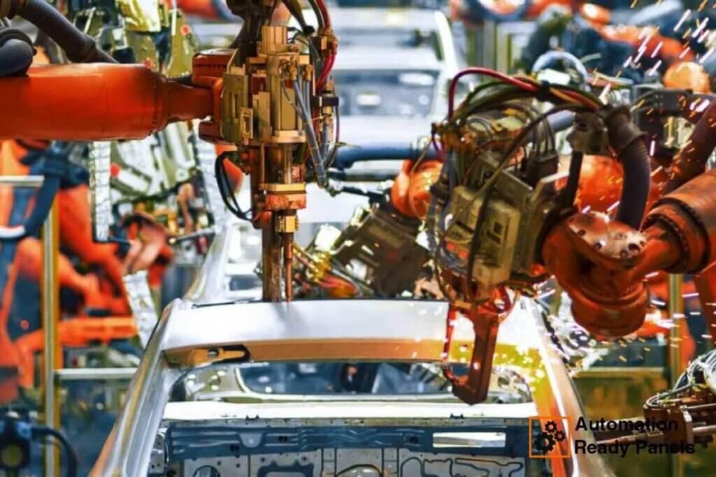Automotive Manufacturing Assembly Line Robots