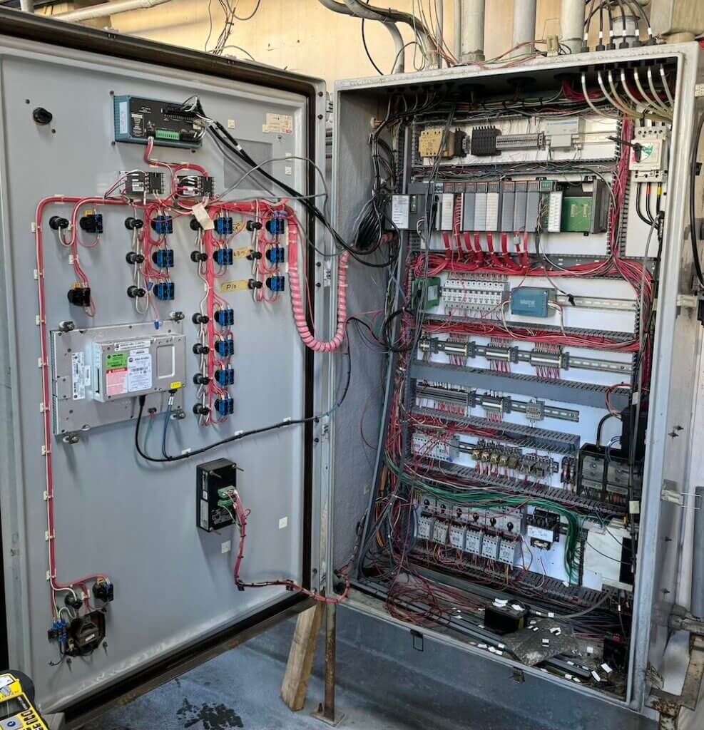 Water Filtration System Old PLC Control Panel