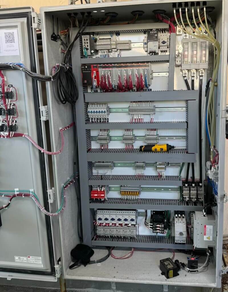 Water Filtration System PLC Control Panel
