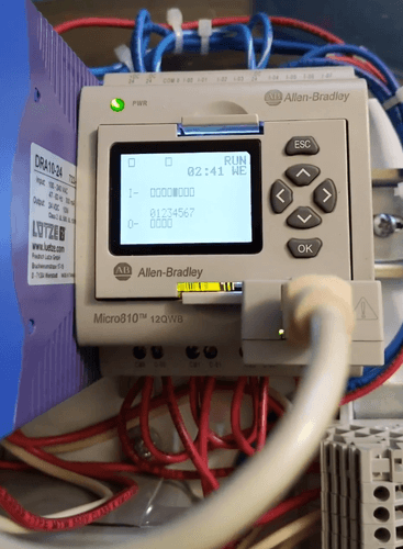 Micro810 PLC Control Panel